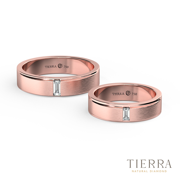 Nhẫn cưới đính một viên chủ